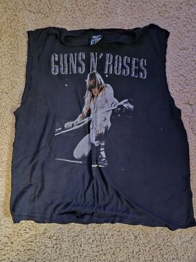 Bravado Black Guns N' Roses Womens Tank Top Size L